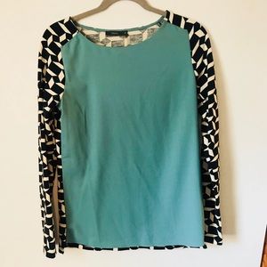 THML Teal Pattern Top